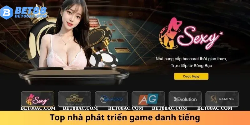 Top nhà phát triển game danh tiếng