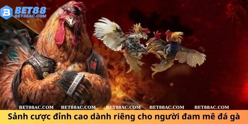 Sảnh cược đỉnh cao dành riêng cho người đam mê đá gà