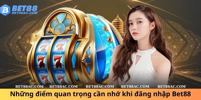 Những điểm quan trọng cần nhớ khi đăng nhập Bet88